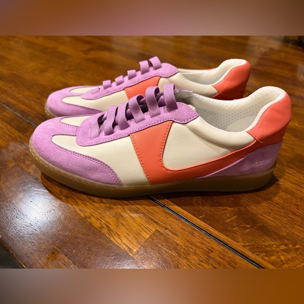Franco Ponti Sneaker, Purple Coral, 8 WIDE - Picture 7 of 10